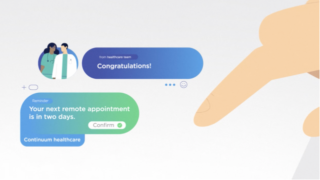 clinicians communicating with patients